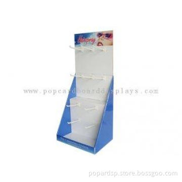 White Cardboard Counter Displays Stands  ENCD029  for hang